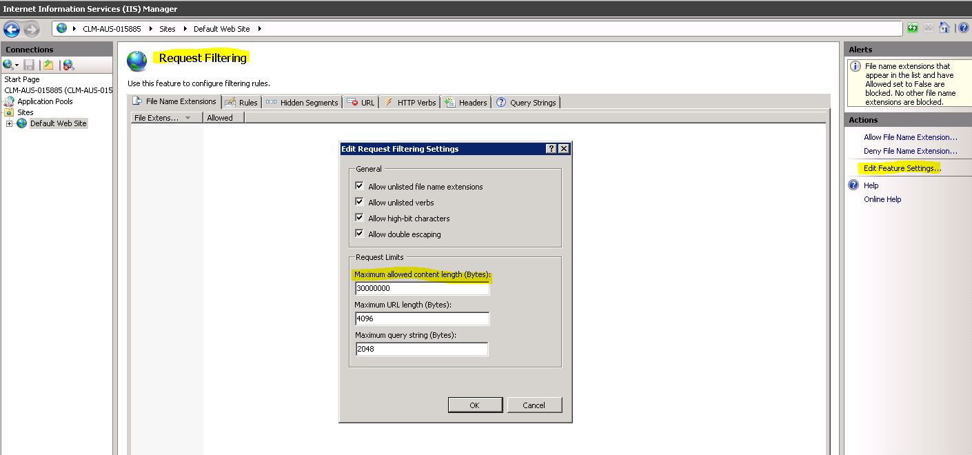 IIS-RequestFiltering