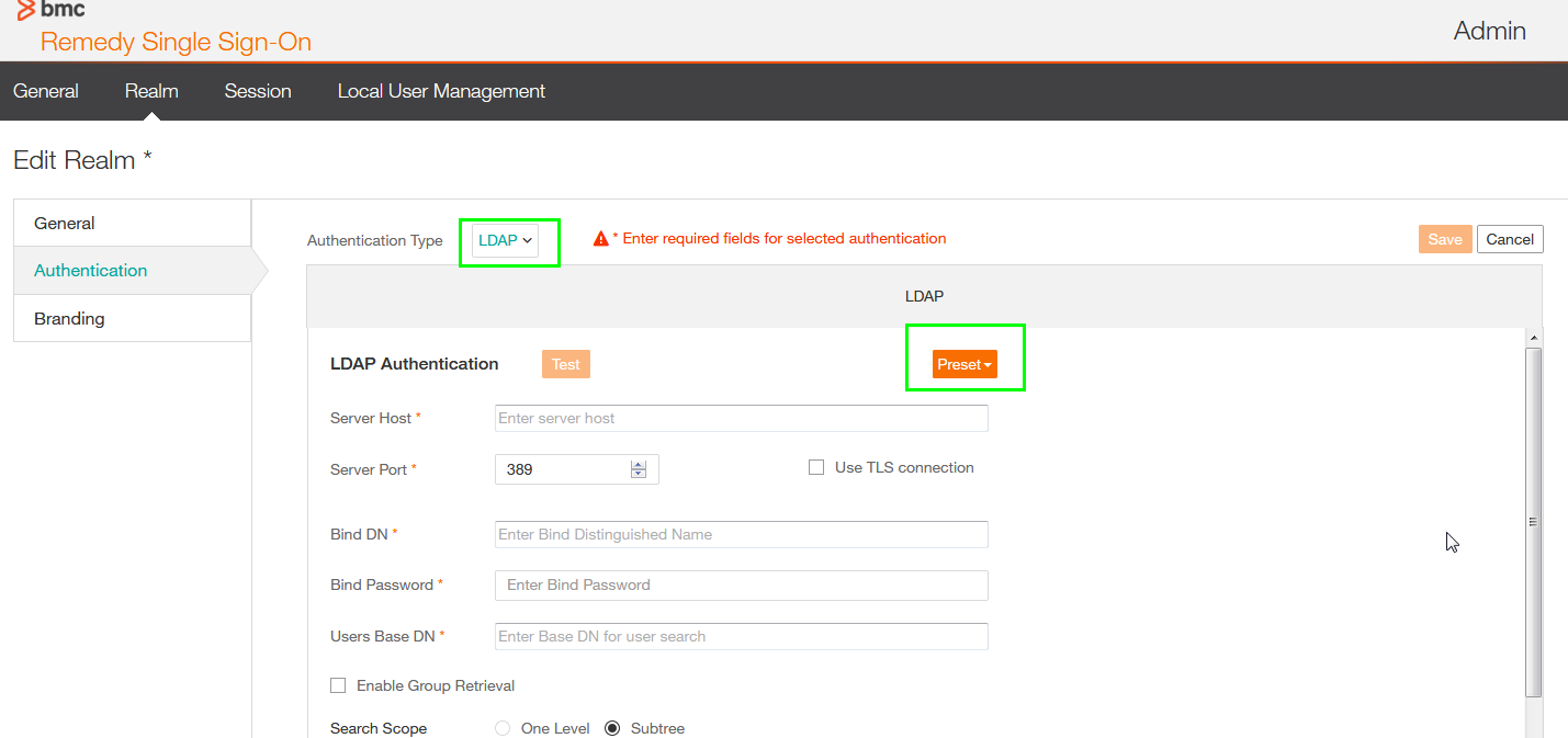 RSSO Realm Authentication 3