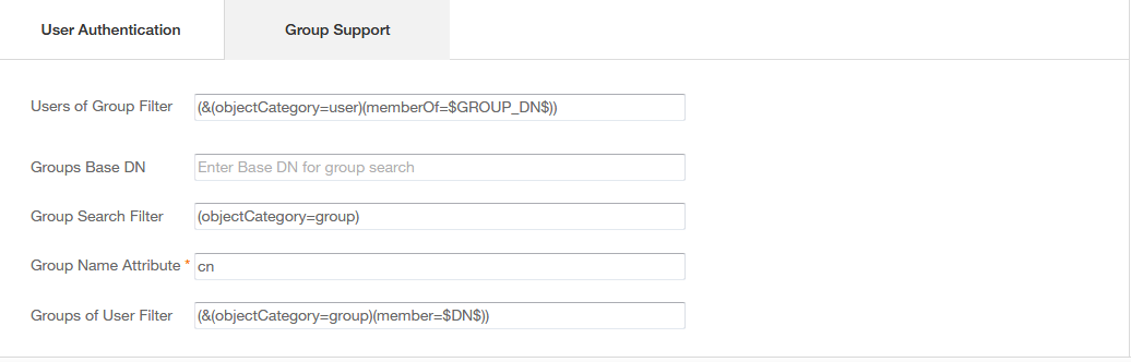 Realm Authentication - Group Support