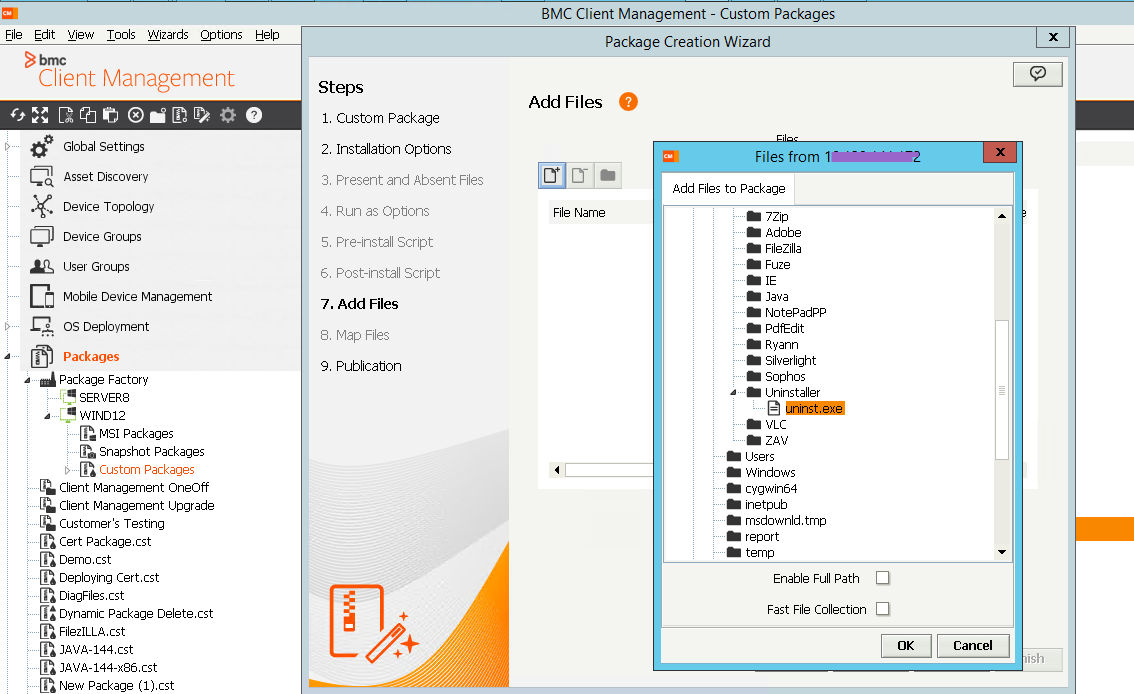 3. adding files