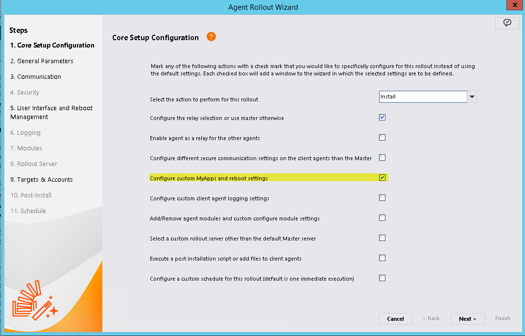 Configure the Rollout