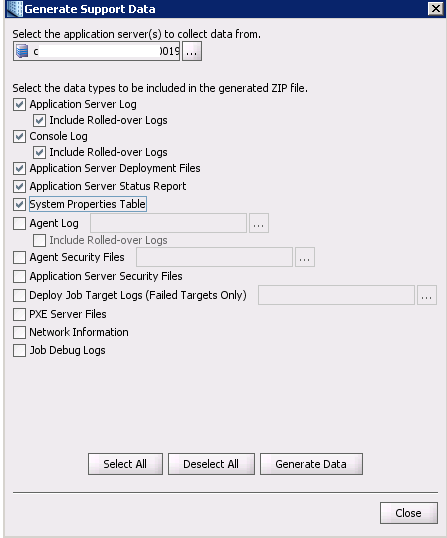 Image without the appserver name